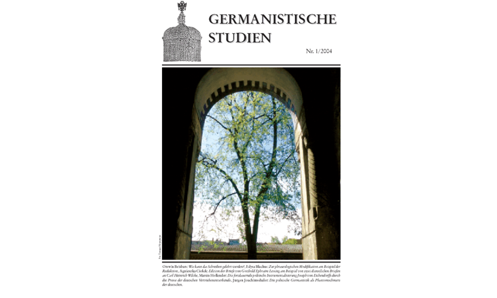 Germanistische Studien nr 1/2004