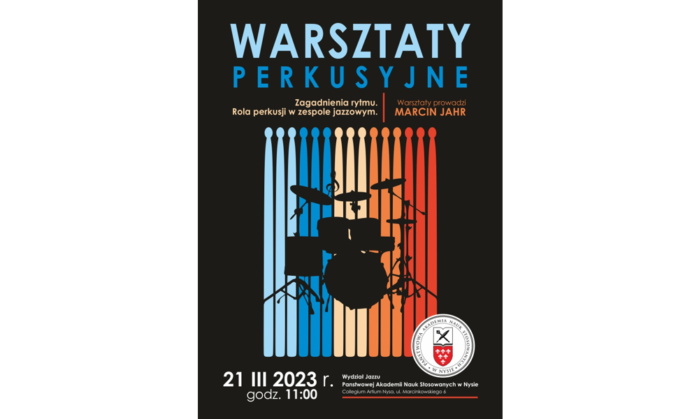 MARCIN JAHR - Warsztaty perkusyjne