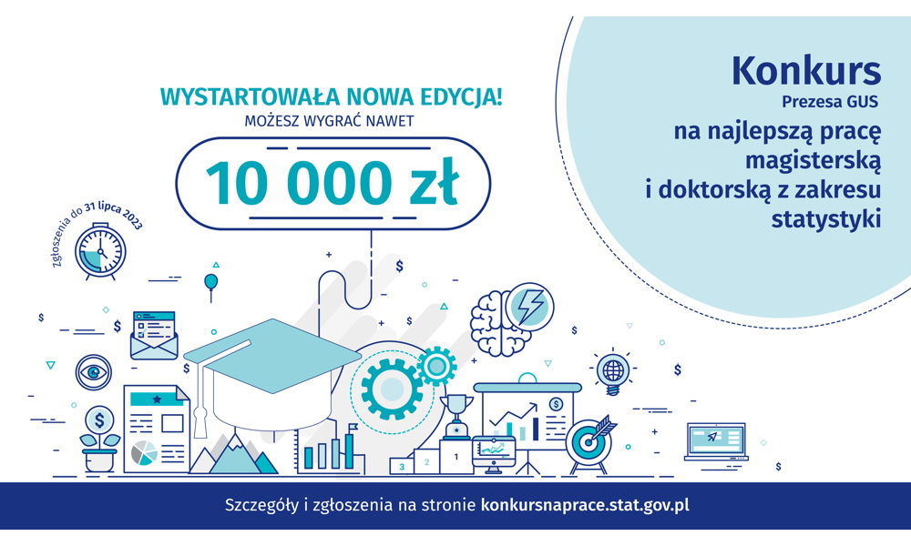 Konkurs Prezesa GUS na najlepszą prace magisterską i doktorską z zakresu statystyki, edycja V