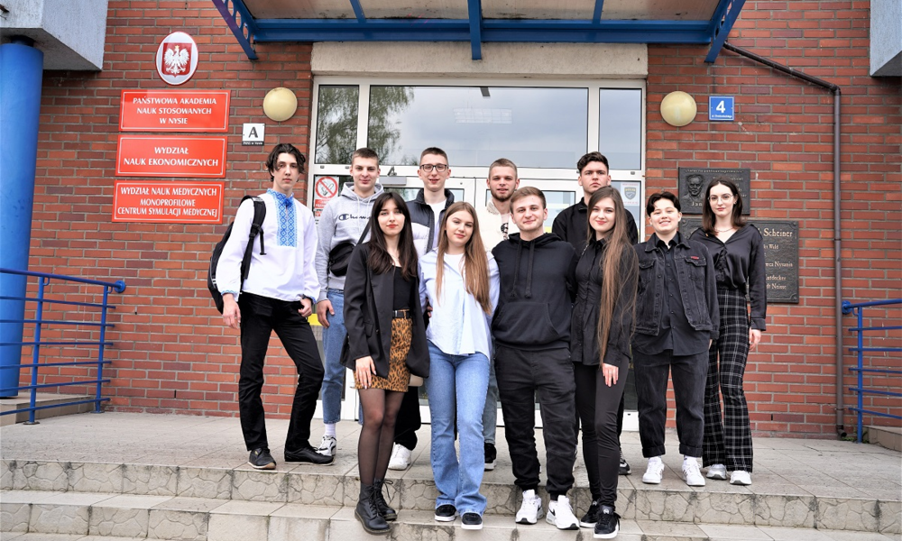 Studenci z Ukrainy świetnie czują się w Nysie i na naszej Akademii