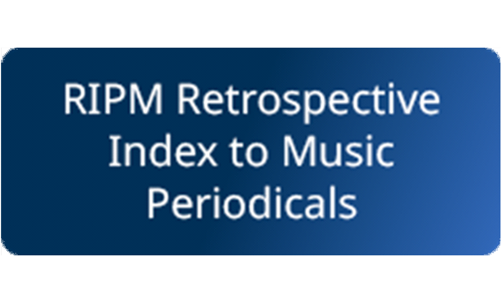 RIPM Retrospective Index to Music Periodicals with Full Text w dostępie testowym
