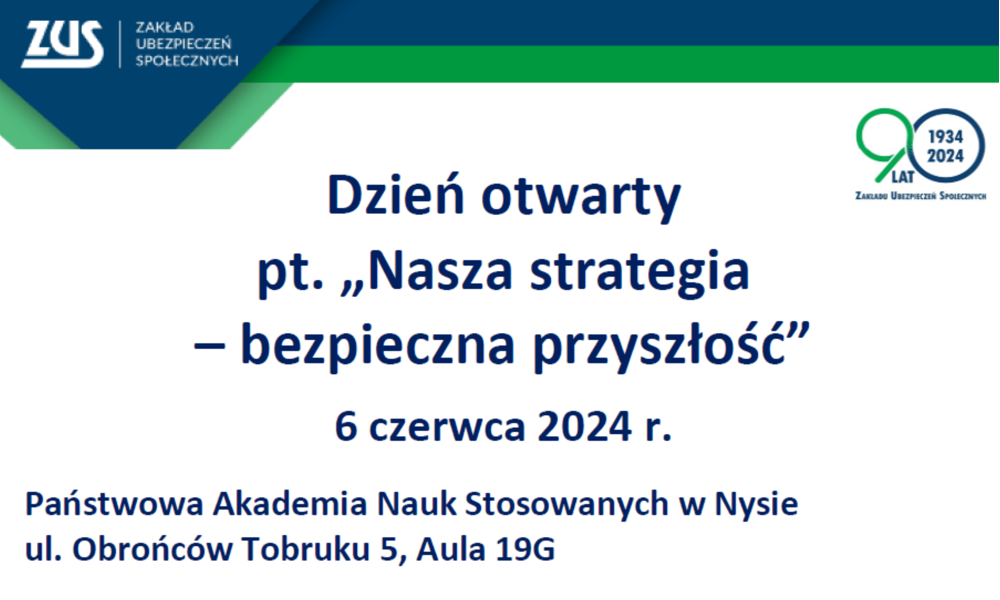 Dzień otwarty pt. „Nasza strategia – bezpieczna przyszłość”