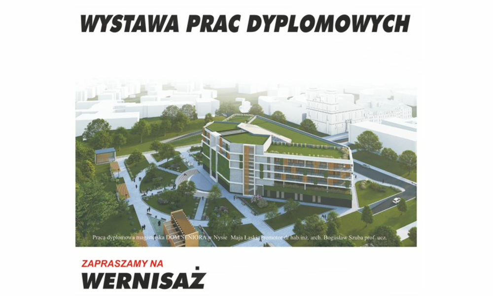 Wernisaż pierwszych prac magisterskich kierunku architektura Nyskiej Akademii w Muzeum Nyskim.