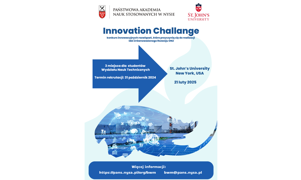 INNOVATION CHALLENGE w St John`s University, USA