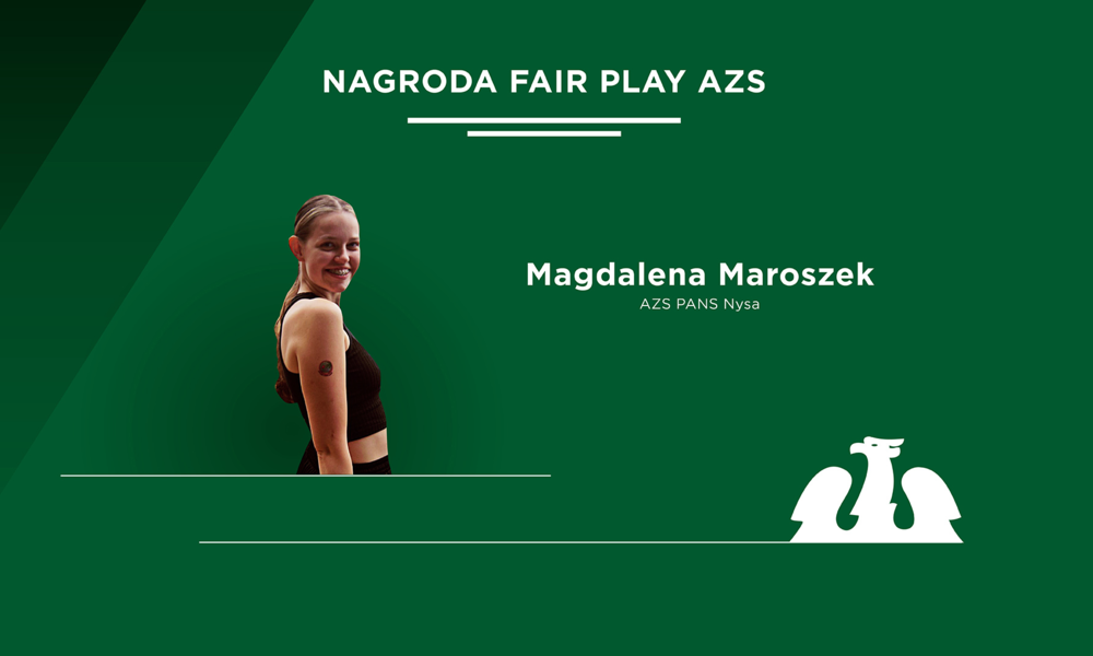 Nagroda Fair Play AZS dla naszej studentki