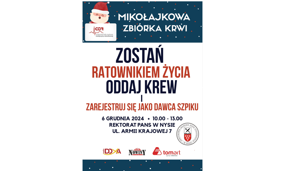 Mikołajkowa Zbiórka Krwi