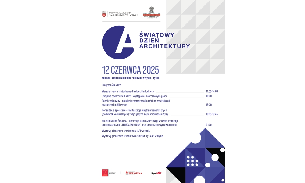 Światowy Dzień Architektury w Nysie – już 12 czerwca 2025!