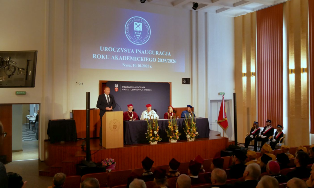 New Year, New Opportunities.  Ceremonial Inauguration of the Academic Year  2025/26 at the University of Applied Sciences in Nysa
