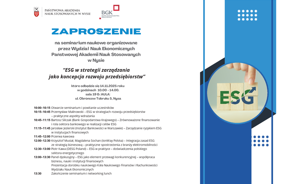 ESG w strategii zarządzania jako koncepcja rozwoju przedsiębiorstw