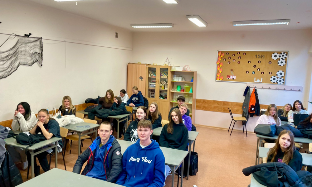 Wyjazd promocyjny Uczelni dra Grzegorza Chmielewskiego do Prószkowa