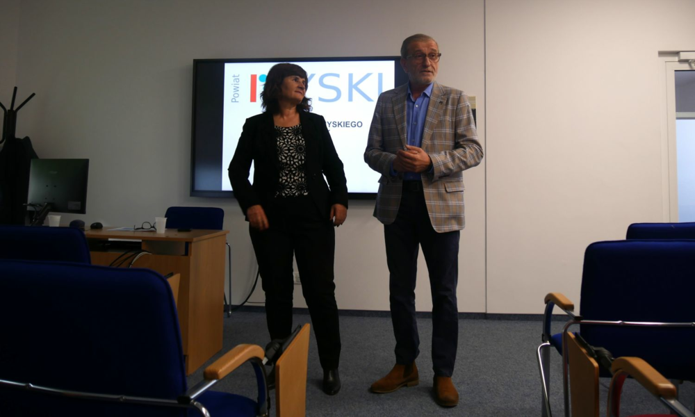 Wykład w ramach finansów publicznych dla studentów Państwowej Akademii Nauk Stosowanych w Nysie na temat projektu budżetu powiatu nyskiego