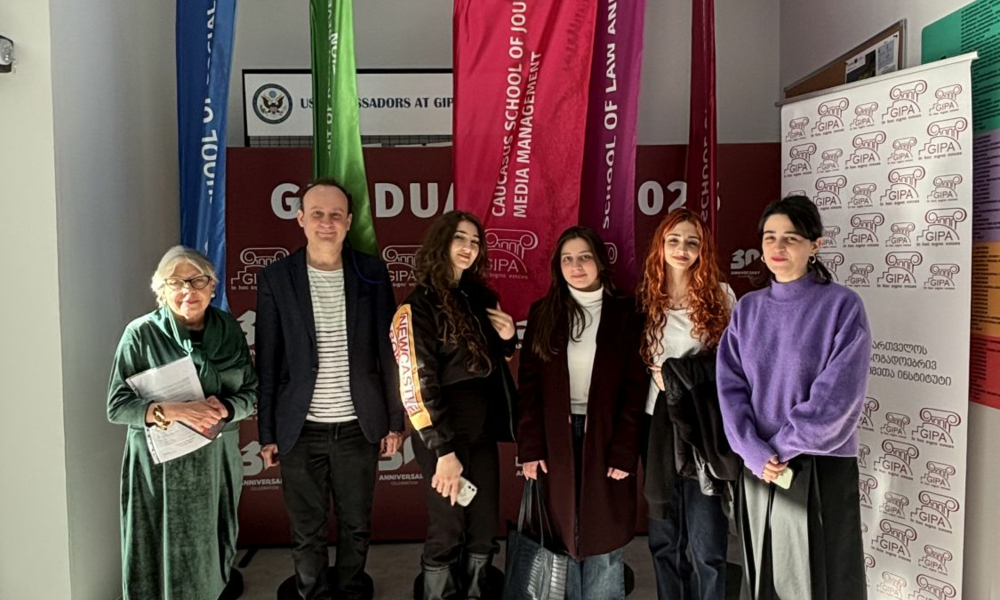 Wizyta akademicka mgr Sebastiana Zatylny w Georgian Institute of Public Affairs w Tbilisi