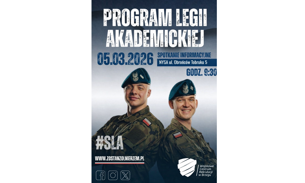 Spotkanie informacyjne WCR Brzeg Legia Akademicka