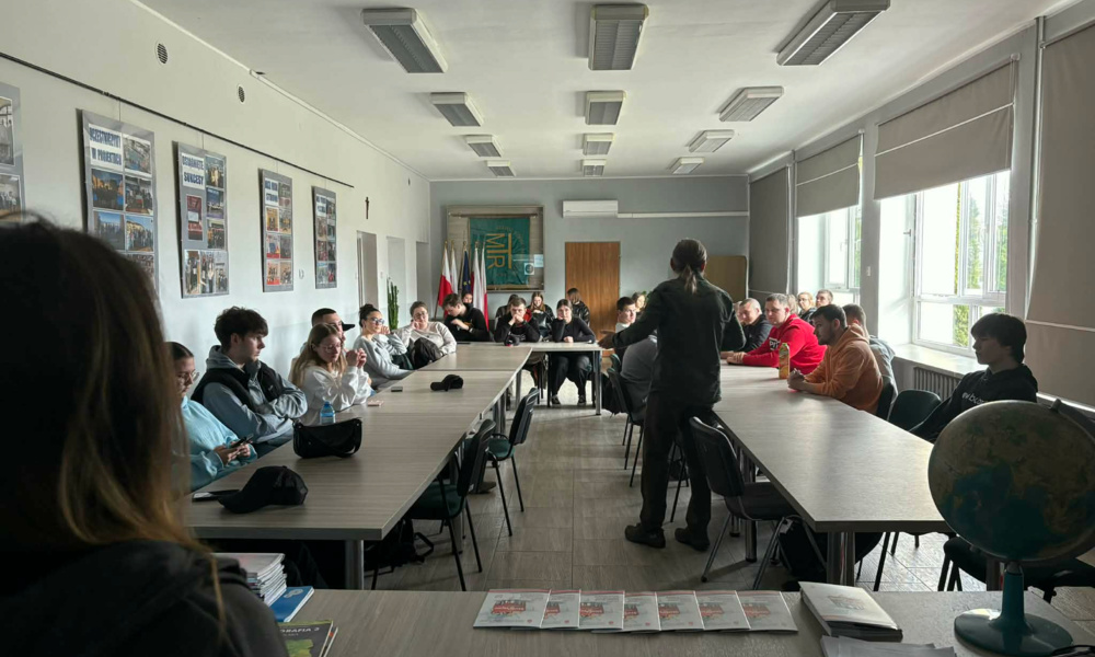 Trzecia wizyta członków SKN „Cognitio Scientiae” w Zespole Szkół Ponadpodstawowych w Grodkowie