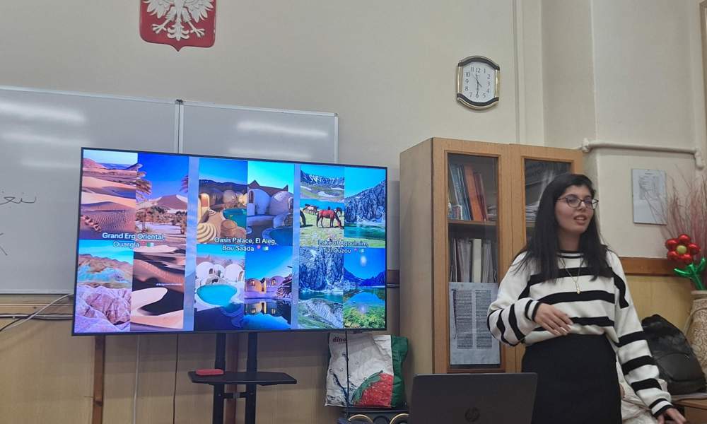 Warsztaty międzykulturowe w Zespole Szkół w Otmuchowie z udziałem studentów Programu ERASMUS+