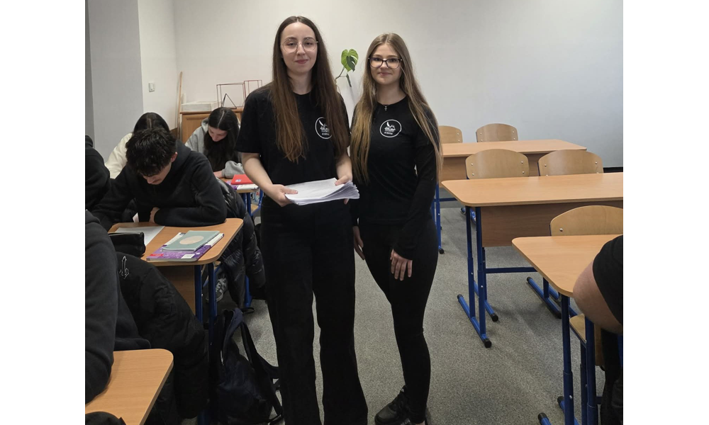 Piąta wizyta członków SKN „Cognitio Scientiae” w II Liceum Ogólnokształcącym w Prudniku