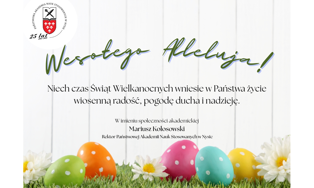 Wesołych Świąt Wielkanocnych!