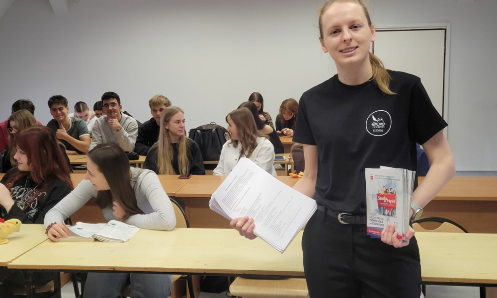 Szósta wizyta członków SKN „Cognitio Scientiae” w Liceum Ogólnokształcącym im. Władysława Jagiełły w Ząbkowicach Śląskich