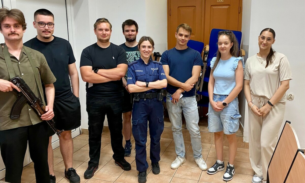 Studenci Bezpieczeństwa Wewnętrznego w Komendzie Powiatowej Policji w Nysie!