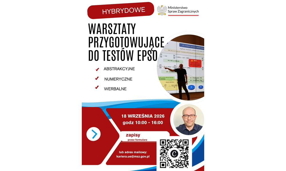 Ruszyły zapisy na kolejne warsztaty przygotowujące do konkursów EPSO!