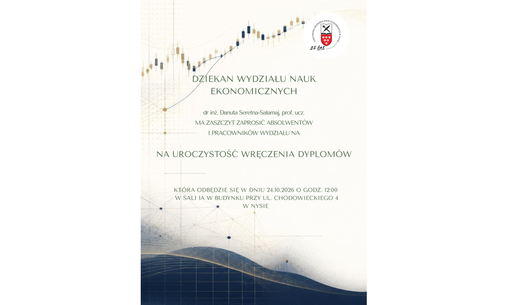 Czas zwieńczyć lata ciężkiej pracy i odebrać upragniony dyplom!