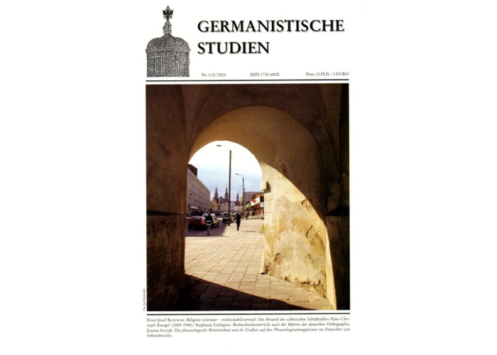 Germanistische Studien nr 1(3)/2005
