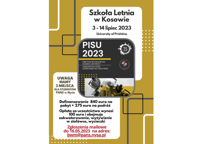 Prishtina International Summer University - OPEN CALL