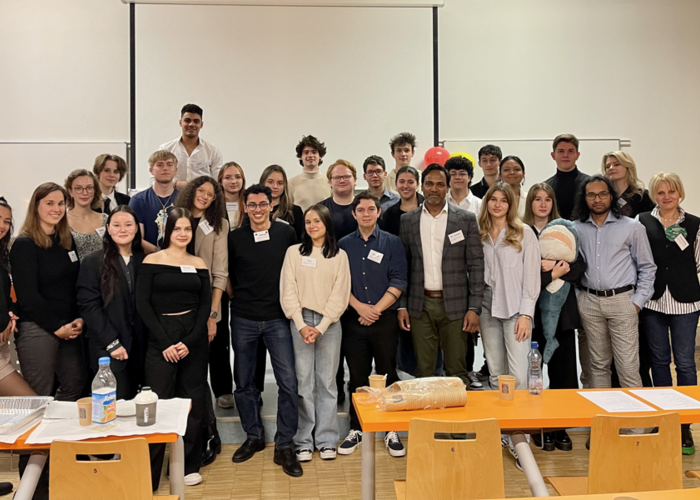 Dr. Pradeep Kumar mentors international student competition  at the Faculty of International Relations of the University of Economics and Business in Prague