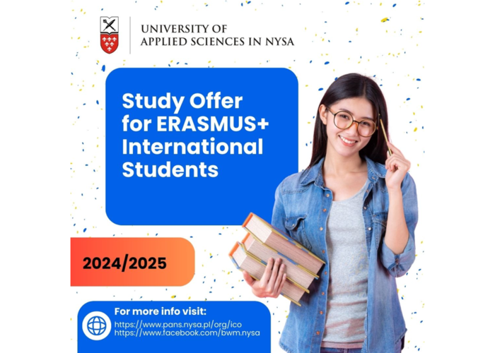 STUDY OFFER FOR ERASMUS+ STUDENTS