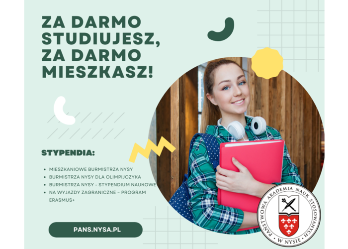 Tylko w PANS w Nysie Stypendia Burmistrza Nysy – Twoja szansa na studia za darmo!