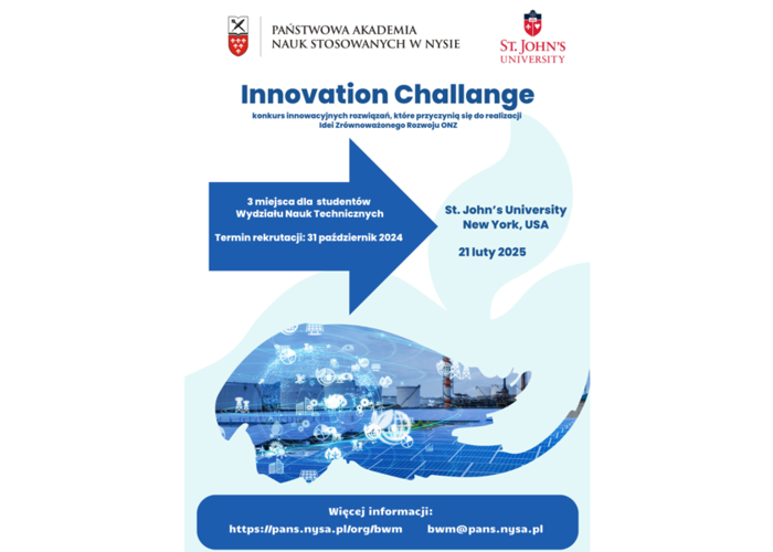 INNOVATION CHALLENGE w St John`s University, USA