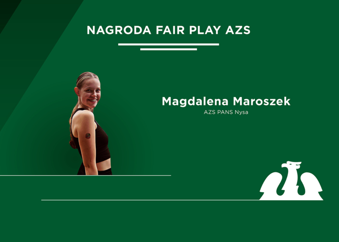 Nagroda Fair Play AZS dla naszej studentki