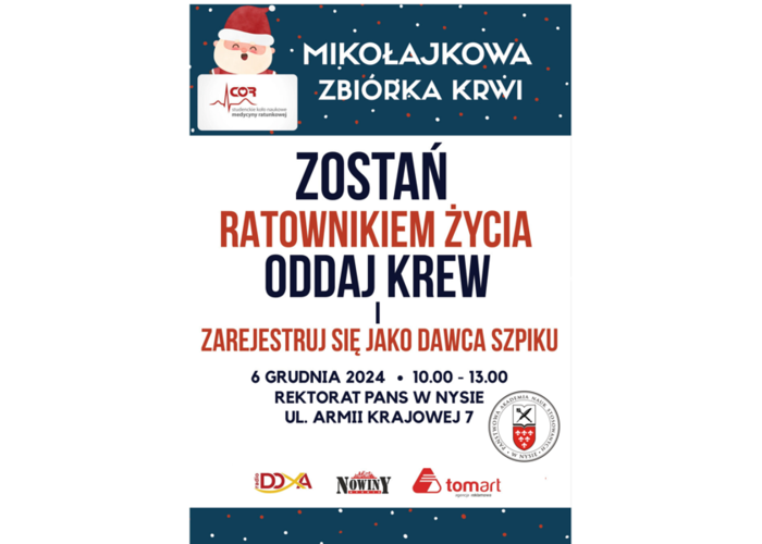 Mikołajkowa Zbiórka Krwi