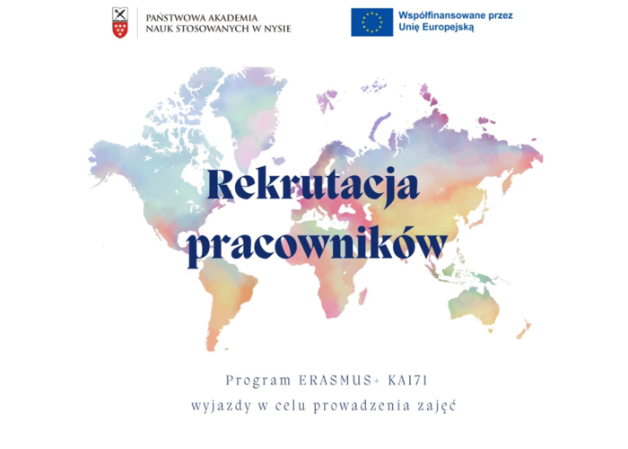 Rekrutacja na wyjazdy pracowników Erasmus+ KA171 do krajów stowarzyszonych z programem