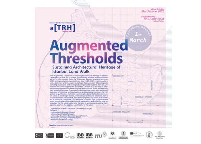 Projekt BIP dla architektów w ramach programu Erasmus+. Warsztaty w zakresie ochrony dziedzictwa architektonicznego w Stambule w Turcji w dniach 19-27.07.2025. Termin rekrutacji: 28.02.2025.