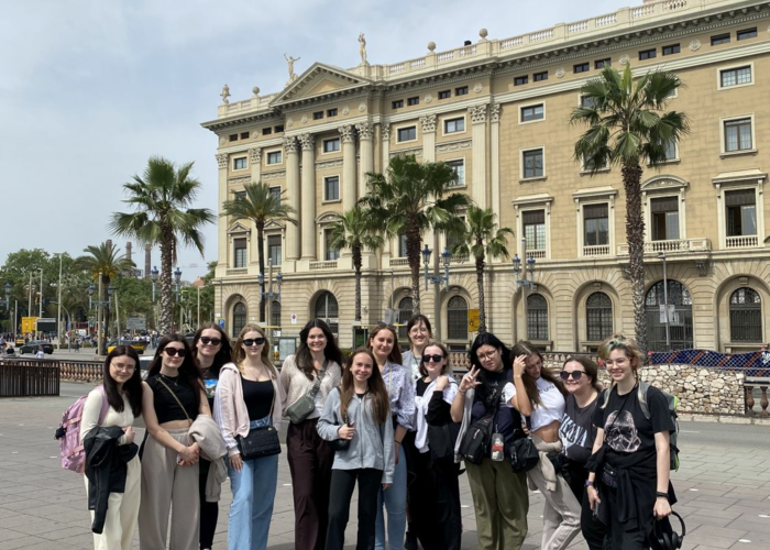 Studenci filologii angielskiej PANS w Nysie w Barcelonie
