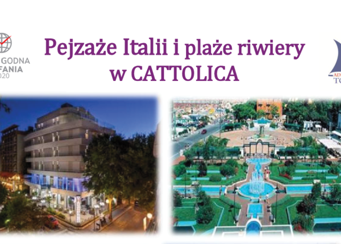 Pejzaże Italii i plaże riwiery w CATTOLICA
