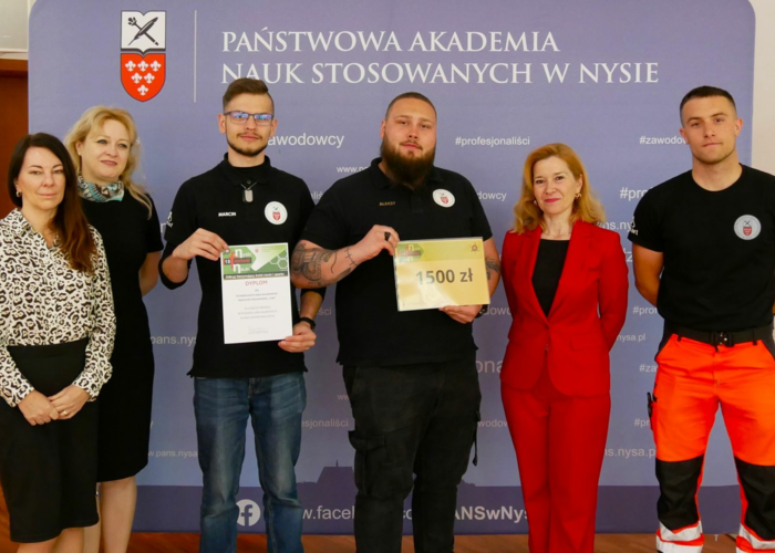 Uroczyste wręczenie nagród w ramach Festiwalu Kół Naukowych PANS w Nysie