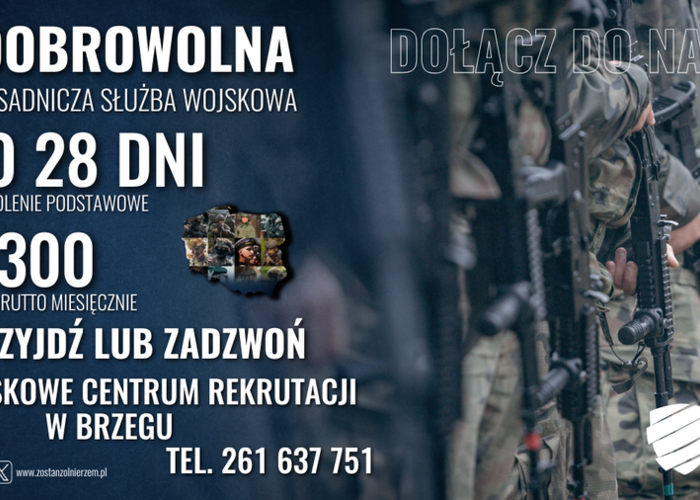 Informacje o systemie rekrutacji do Wojska Polskiego