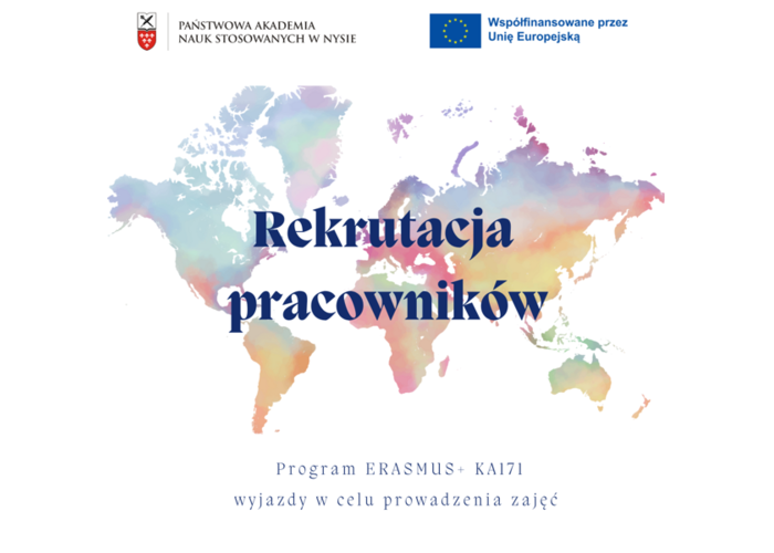 Rekrutacja na wyjazdy pracowników w celu prowadzenia zajęć w ramach programu Erasmus+ KA171