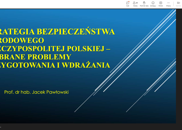 Strategia Bezpieczeństwa Narodowego Rzeczypospolitej Polskiej – wybrane problemy przygotowania i wdrażania