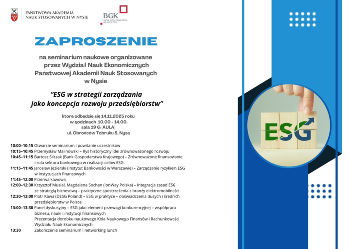 ESG w strategii zarządzania jako koncepcja rozwoju przedsiębiorstw