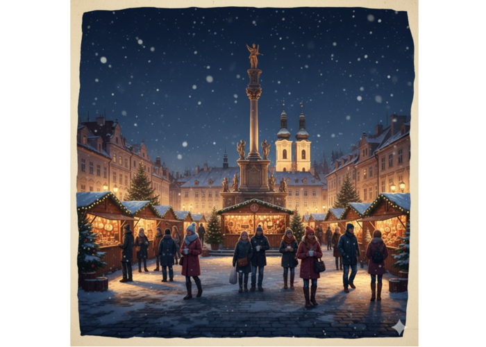 JARMARK BOŻONARODZENIOWY DO OŁOMUŃCA (Czechy)