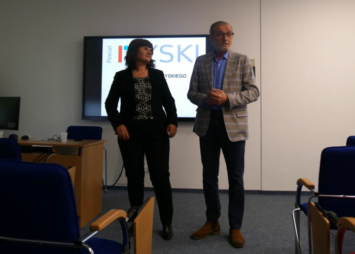 Wykład w ramach finansów publicznych dla studentów Państwowej Akademii Nauk Stosowanych w Nysie na temat projektu budżetu powiatu nyskiego