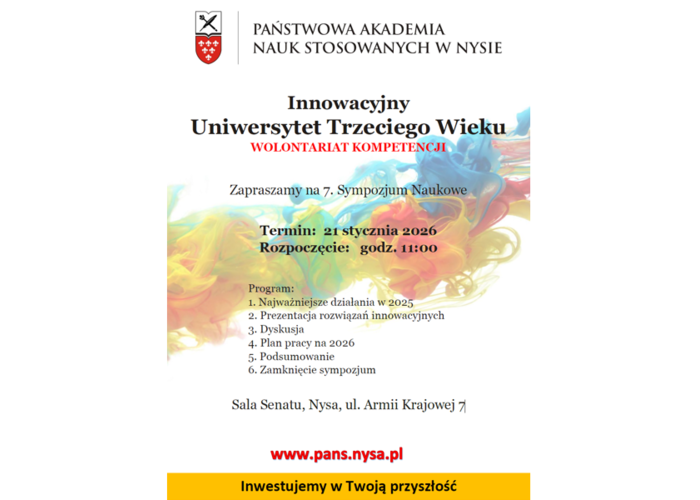 Zapraszamy na 7. Sympozjum Naukowe