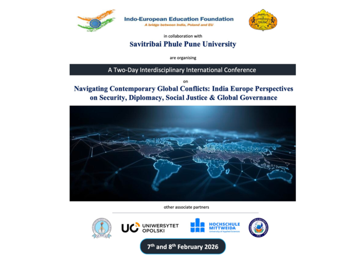 Navigating Contemporary Global Conflicts: India–Europe Perspectives on Security, Diplomacy, Social Justice & Global Governance