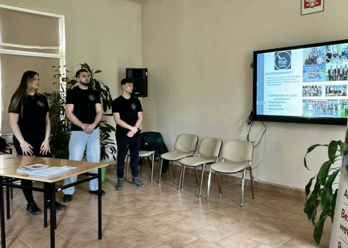 Druga wizyta członków SKN „Cognitio Scientiae” w Zespole Szkół Ekonomicznych w Nysie