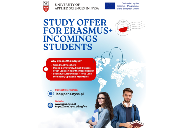 STUDY OFFER FOR ERASMUS+ STUDENTS