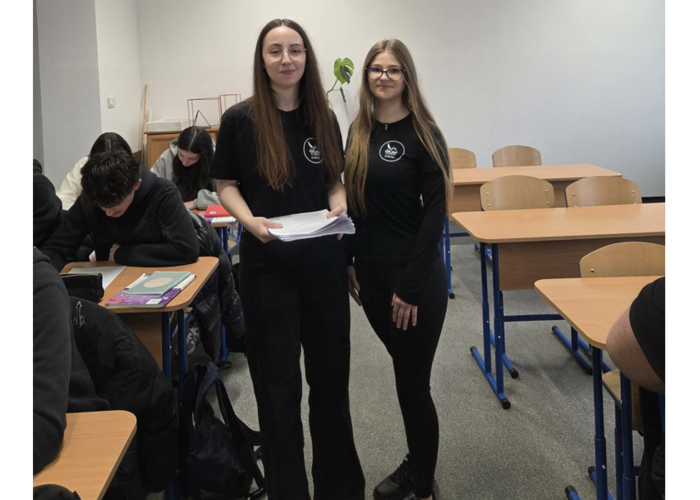 Piąta wizyta członków SKN „Cognitio Scientiae” w II Liceum Ogólnokształcącym w Prudniku