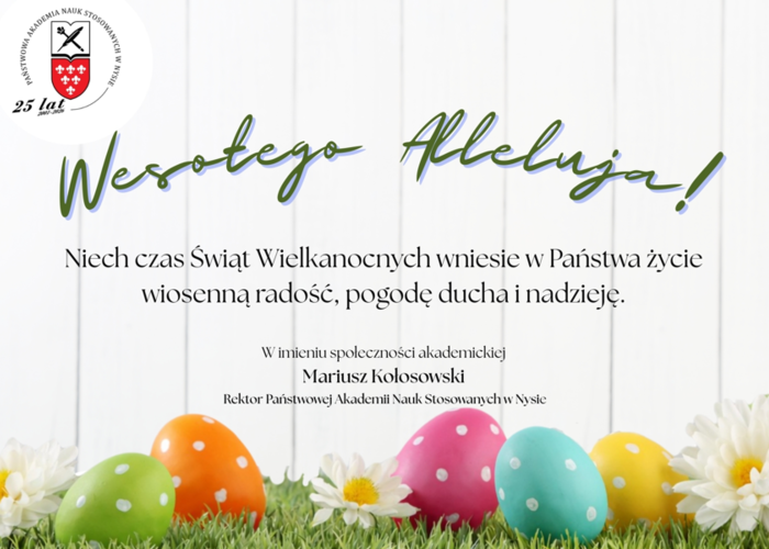 Wesołych Świąt Wielkanocnych!